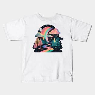 Path Through the Forest Kids T-Shirt